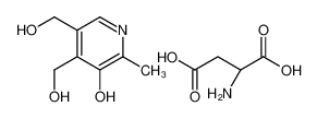 (2S)-2-aminobutanedioic acid,4,5-bis(hydroxymethyl)-2-methylpyridin-3-ol_93778-39-3