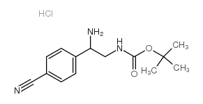 tert-butyl N-[2-amino-2-(4-cyanophenyl)ethyl]carbamate,hydrochloride_939760-53-9