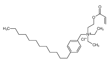 (4-dodecylphenyl)methyl-diethyl-(2-prop-2-enoyloxyethyl)azanium,chloride_94086-90-5