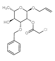 Allyl 3-O-benzyl-2-O-chloroacetyl-a-L-rhamnopyranoside_943307-50-4