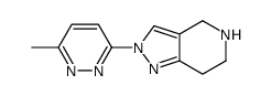 2-(6-methylpyridazin-3-yl)-4,5,6,7-tetrahydropyrazolo[4,3-c]pyridine_949962-95-2