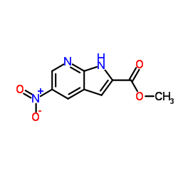 methyl 5-nitro-1H-pyrrolo[2,3-b]pyridine-2-carboxylate_952182-17-1