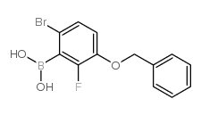 3-Benzyloxy-6-bromo-2-fluorophenylboronic acid_957035-10-8