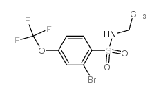 2-Bromo-N-ethyl-4-(trifluoromethoxy)benzenesulfonamide_957062-74-7