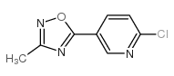 5-(6-chloropyridin-3-yl)-3-methyl-1,2,4-oxadiazole_959240-62-1