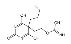 2-(5-butyl-2,4,6-trioxo-1,3-diazinan-5-yl)ethyl carbamate_960-05-4