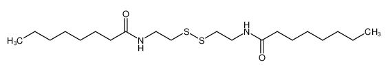 bis(2-octanamidoethyl) disulfide_96123-64-7