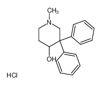 1-methyl-3,3-diphenyl-4-piperidinol hydrochloride_96129-93-0