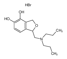 4,5-dihydroxy-1-((N,N-di-n-propylamino)methyl)phthalan hydrobromide_96142-89-1