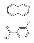 3-Chloro-benzoic acid; compound with isoquinoline_96145-11-8