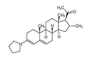 3-Pyrrolidino-16α-methyl-pregnadien-(3,5)-on-(20)_96149-44-9