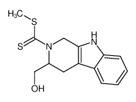 Methyl (3RS)-3-hydroxymethyl-1,2,3,4-tetrahydro-β-carboline-2-carbodithioate_96149-77-8