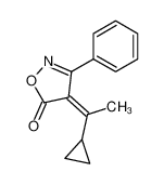 (Z)-4-(1-cyclopropylethylidene)-3-phenylisoxazol-5(4H)-one_96151-78-9