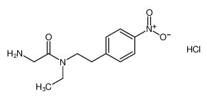 2-amino-N-ethyl-N-(4-nitrophenethyl)acetamide hydrochloride_96154-65-3