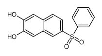6-(benzenesulfonyl)naphthalene-2,3-diol_96155-66-7