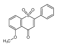 5-Methoxy-1,1-dioxo-2-phenyl-1H-1λ6-thiochromen-4-one_96156-18-2