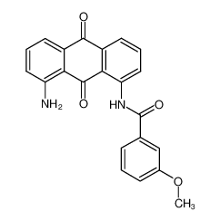 N-(8-Amino-9,10-dioxo-9,10-dihydro-anthracen-1-yl)-3-methoxy-benzamide_96168-30-8