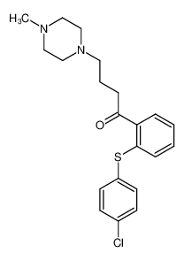 1-[2-(4-Chloro-phenylsulfanyl)-phenyl]-4-(4-methyl-piperazin-1-yl)-butan-1-one_96171-25-4