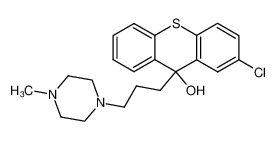 2-chloro-9-[3-(4-methyl-piperazin-1-yl)-propyl]-thioxanthen-9-ol_96171-29-8