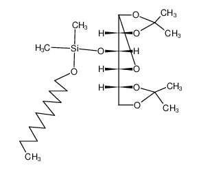 1,2:5,6-Di-O-isopropyliden-3-O-(dimethyl-n-dodecyloxy-silyl)-D-glucofuranose_96179-75-8