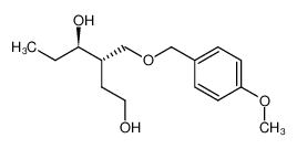 (3S,4R)-3-(4-methoxybenzyloxymethyl)hexane-1,4-diol_96182-06-8