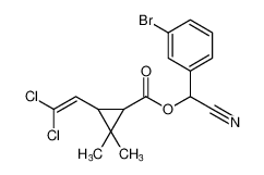 (3-bromophenyl)(cyano)methyl 3-(2,2-dichlorovinyl)-2,2-dimethylcyclopropane-1-carboxylate_96183-17-4