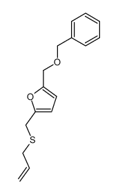 5-((benzyloxy)methyl)-2-((allylthio)methyl)furan_96194-62-6