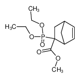 3-(O.O-Diaethyl-phosphono)-bicyclo(2.2.1)hepten-(5)-carbonsaeure-(3)-methylester_96199-67-6