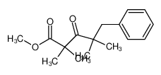 3-Oxo-2,2,4,4-tetramethyl-5-phenyl-valeriansaeure-methylester_962-35-6