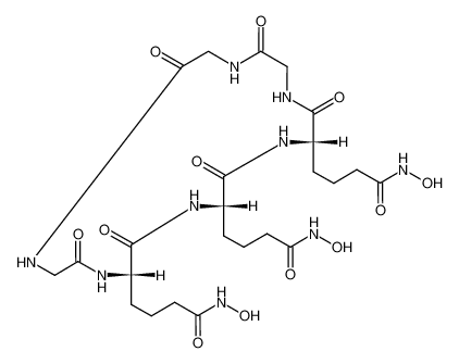 cyclo-(triglycyltris(Nε-hydroxy-L-α-amino-δ-adipamidyl))_96212-23-6