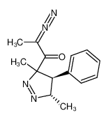 3-(α-diazopropionyl)-3,5-dimethyl-4-phenyl-Δ1-pyrazoline_96213-61-5