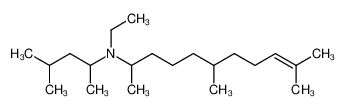 ethyl-(1,3-dimethyl-butyl)-(1,5,9-trimethyl-dec-8-enyl)-amine_96214-31-2