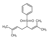 Benzene, [[4-methyl-1-(2-methyl-1-propenyl)-3-pentenyl]sulfonyl]-_96222-55-8
