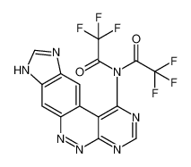 2,2,2-trifluoro-N-(8H-imidazo[4,5-g]pyrimido[4,5-c]cinnolin-1-yl)-N-(2,2,2-trifluoroacetyl)acetamide_96228-77-2