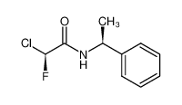 (S)-N-[(S)-1-phenylethyl]-2-chloro-2-fluoroethanamide_96233-03-3