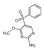 4-methoxy-5-phenylsulphonylpyrimidin-2-amine_96237-38-6