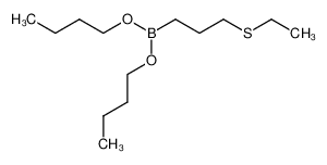 3-Aethylmercapto-propylborsaeure-dibutylester_96247-76-6