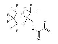 [2,3,3,3-tetrafluoro-2-(1,1,2,2,3,3,3-heptafluoropropoxy)propyl] 2-fluoroprop-2-enoate_96250-49-6