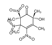 r-2-hydroxy-2,3,5,6-tetramethyl-4,t-5,t-6-trinitrocyclohex-3-enone_96251-09-1