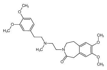 3-(2-{[2-(3,4-Dimethoxy-phenyl)-ethyl]-methyl-amino}-ethyl)-7,8-dimethoxy-1,3,4,5-tetrahydro-benzo[d]azepin-2-one_96254-96-5