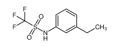 Methanesulfonamide, N-(3-ethylphenyl)-1,1,1-trifluoro-_96256-65-4