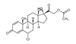 21-acetoxy-6α-chloro-17-hydroxy-pregna-1,4-diene-3,20-dione_96262-92-9