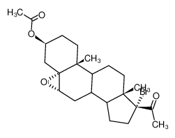 3β-Acetoxy-17α-brom-5α,6α-epoxy-pregnan-20-on_96263-49-9