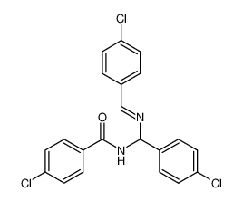 4-Chlor-N-(4-chlor-α((-4-chlor-benzyliden)-amino)-benzyl)-benzamid_96264-96-9