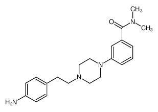 3-[4-(4-amino-phenethyl)-piperazin-1-yl]-N,N-dimethyl-benzamide_96265-04-2