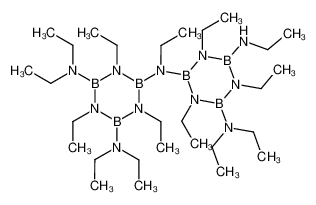 N2-(4-(diethylamino)-1,3,5-triethyl-6-(ethylamino)-1,3,5,2,4,6-triazatriborinan-2-yl)-N2,N4,N4,N6,N6,1,3,5-octaethyl-1,3,5,2,4,6-triazatriborinane-2,4,6-triamine_96269-02-2