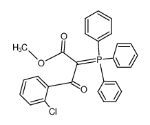 Triphenylphosphin-(2-chlor-benzoyl)-methoxycarbonyl-methylen_96277-01-9