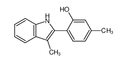 5-Methyl-2-(3-methyl-1H-indol-2-yl)-phenol_96287-96-6