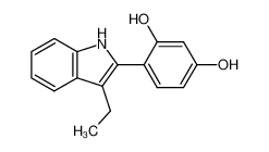 4-(3-Ethyl-1H-indol-2-yl)-benzene-1,3-diol_96287-98-8