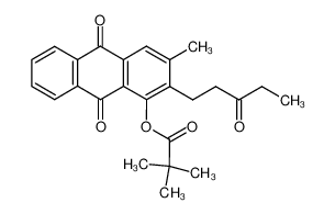 3-methyl-1-(2,2-dimethylpropionyloxy)-2-(3-oxopentyl)-9,10-anthraquinone_96303-39-8